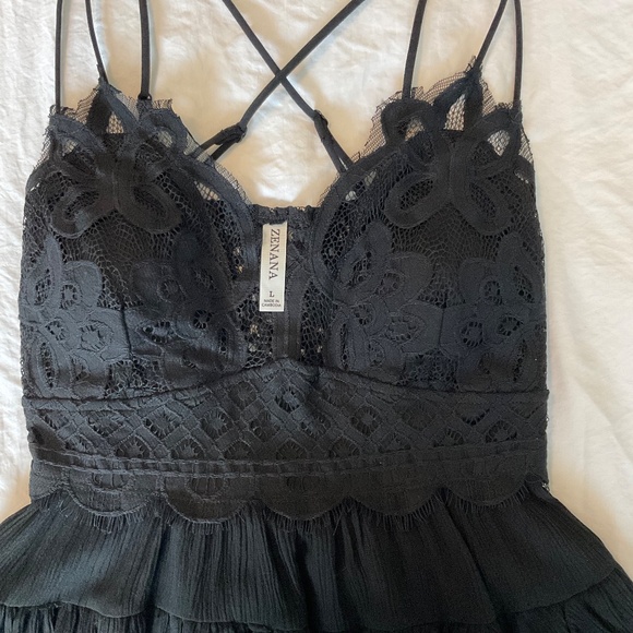 Falling For You Tank, Tik Tok Viral, Size large , NWOT, Black - Picture 3 of 6